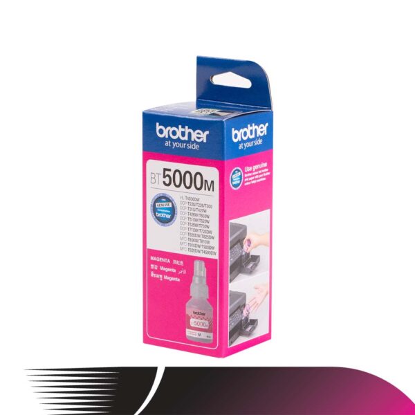 à¸«à¸¡à¸¶à¸à¹€à¸•à¸´à¸¡ Brother BT-5000 Magenta ink à¸ªà¸µà¸Šà¸¡à¸žà¸¹ (à¹à¸”à¸‡à¸­à¸¡à¸¡à¹ˆà¸§à¸‡)