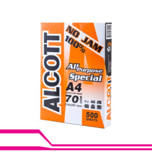 à¸à¸£à¸°à¸”à¸²à¸© A4 à¸«à¸™à¸² 70 à¹à¸à¸£à¸¡ 500 à¹à¸œà¹ˆà¸™/ à¸«à¹ˆà¸­ Alcott Orange