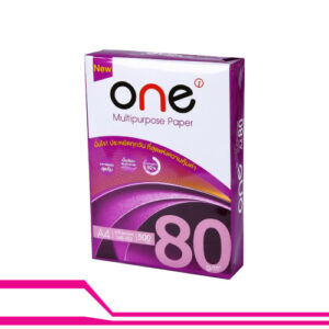 à¸à¸£à¸°à¸”à¸²à¸© A4 à¸«à¸™à¸² 80 à¹à¸à¸£à¸¡ 500 à¹à¸œà¹ˆà¸™/ à¸«à¹ˆà¸­ ONE