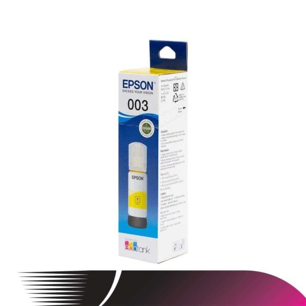 à¸«à¸¡à¸¶à¸à¹€à¸•à¸´à¸¡à¸­à¸´à¸‡à¸„à¹Œà¹€à¸ˆà¹‡à¸— Epson003 Yellow Ink L3110/ L3150 à¸„à¸¸à¸“à¸ à¸²à¸žà¸ªà¸¹à¸‡ à¸„à¸¸à¹‰à¸¡à¸„à¹ˆà¸²